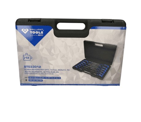 Skruvmejselsats, Universal Ks tools BT033012 KS TOOLS
