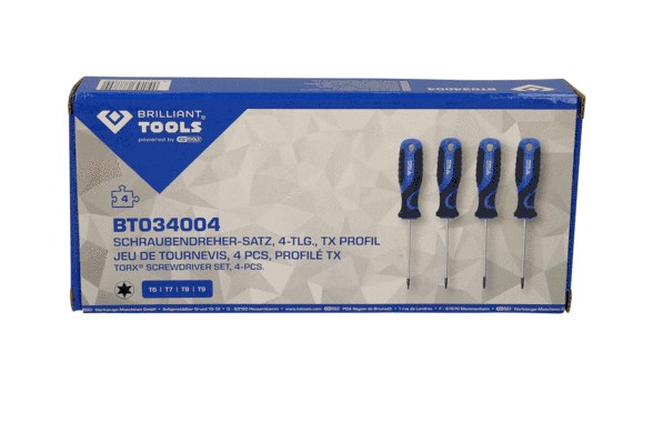 Skruvmejselsats, Universal Ks tools BT034004 KS TOOLS