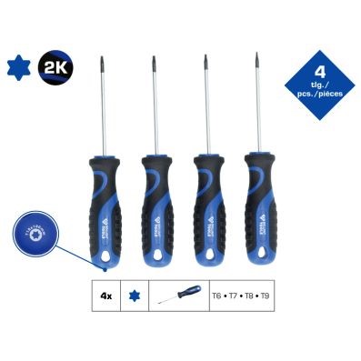 Skruvmejselsats, Universal Ks tools BT034004 KS TOOLS