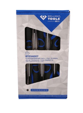 Skruvmejselsats, Universal Ks tools BT034007 KS TOOLS