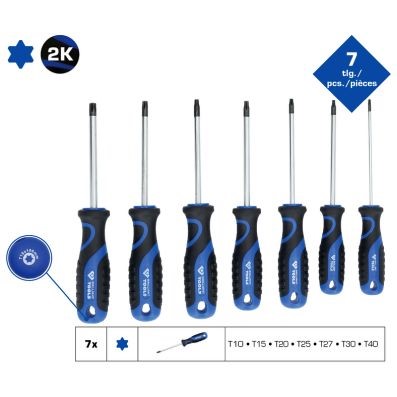 Skruvmejselsats, Universal Ks tools BT034007 KS TOOLS