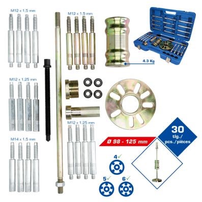 Monteringsverktygssats, hjulnav/hjullager, Universal KS TOOLS