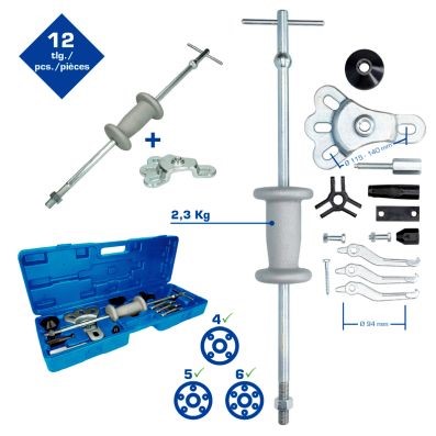 Monteringsverktygssats, hjulnav/hjullager, Universal KS TOOLS
