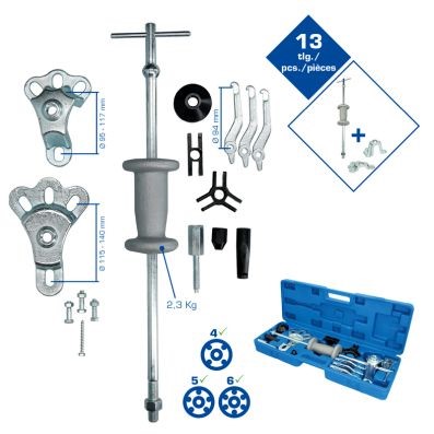 Monteringsverktygssats, hjulnav/hjullager, Universal KS TOOLS