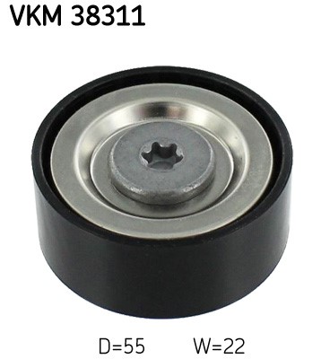 Styrrulle, drivrem, Höger upptill, Upptill, Höger Skf VKM 38311 SKF
