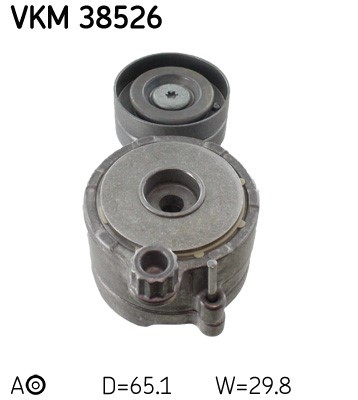 Spännrulle, Drivrem, Höger nedtill, Nedre, Höger Skf VKM 38526 SKF