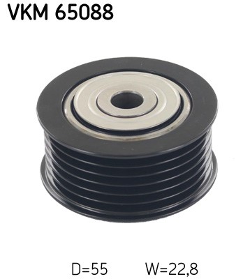 Styrrulle, drivrem, Mitt, Vänster, Upptill Skf VKM 65088 SKF