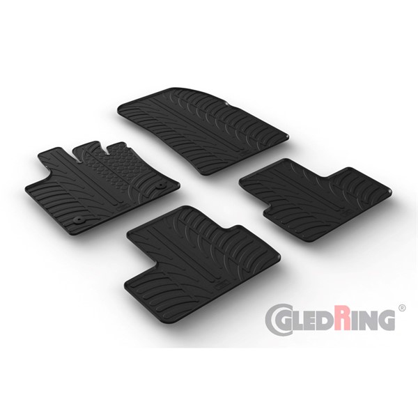 Gummimatta kupé Renault Captur II, Fram och bak Gledring GL 0028 GledRing Gummimatta kupé Renault Captur II, Fram och bak Gledring GL 0028 GledRing