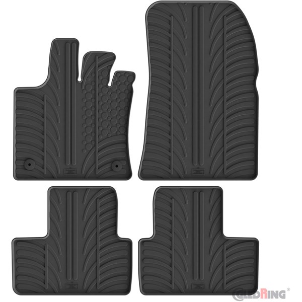 Gummimatta kupé Renault Captur II, Fram och bak Gledring GL 0028 GledRing Gummimatta kupé Renault Captur II, Fram och bak Gledring GL 0028 GledRing