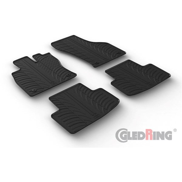 Gummimatta kupé Skoda Octavia IV Sedan/Kombi , Fram och bak Gledr GledRing Gummimatta kupé Skoda Octavia IV Sedan/Kombi , Fram och bak Gledr GledRing