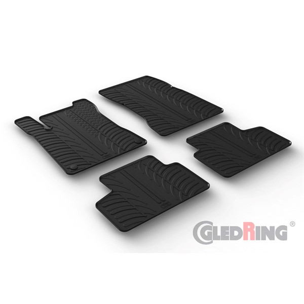 Gummimatta kupé Mercedes GLB (X247) , Fram och bak Gledring GL 05 GledRing
