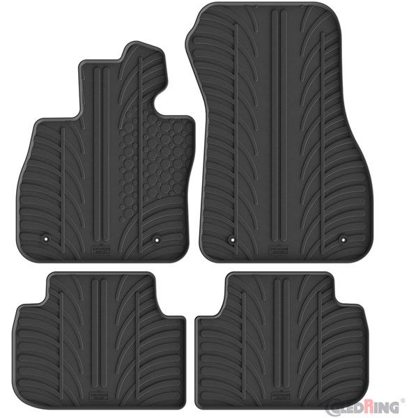 Gummimatta kupé BMW 1-Series (F40) HB , Fram och bak Gledring GL GledRing Gummimatta kupé BMW 1-Series (F40) HB , Fram och bak Gledring GL GledRing