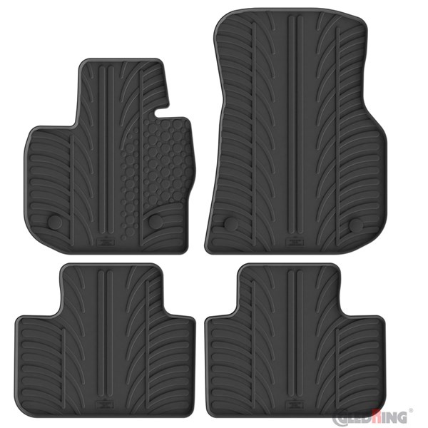 Gummimatta kupé BMW X4 (G02) , Fram och bak Gledring GL 0540 GledRing