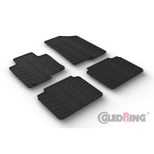 Gummimatta kupé Kia Optima SW/Sedan/PHEV , Fram och bak GledRing Gummimatta kupé Kia Optima SW/Sedan/PHEV , Fram och bak GledRing