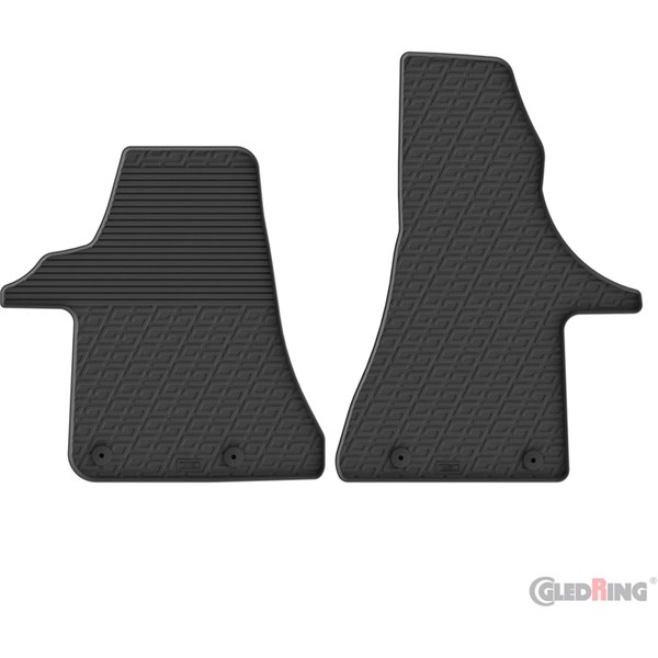Gummimatta kupé Volkswagen Transporter T6.1 , Fram Gledring GL 09 GledRing
