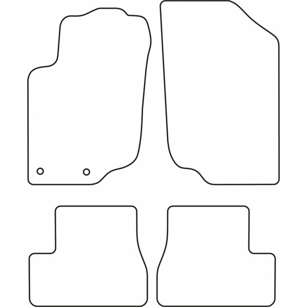 Textilmatta, kupé, Fram och bak Autostyle TM PE549 AutoStyle Textilmatta, kupé, Fram och bak Autostyle TM PE549 AutoStyle