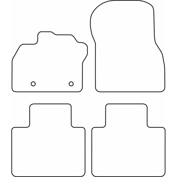 Textilmatta, kupé, Fram och bak Autostyle TM RE575 AutoStyle