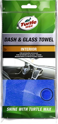 40x40cm Turtle Wax Dash & Glass Towel Blå Turtle wax 3237 Turtle Wax