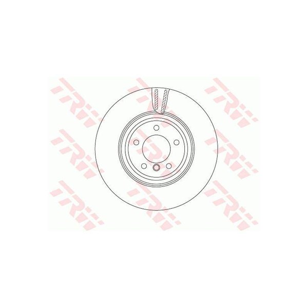 Bromsskiva Ventilerad, Framaxel Trw DF4775S TRW