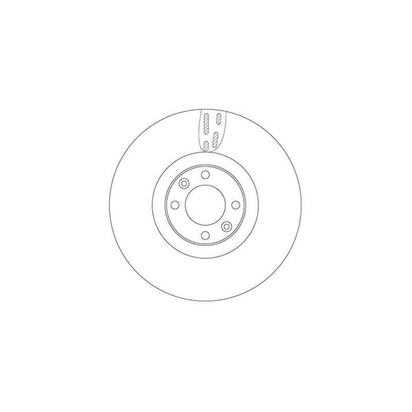 Bromsskiva Ventilerad, Framaxel Trw DF6140 TRW Bromsskiva Ventilerad, Framaxel Trw DF6140 TRW