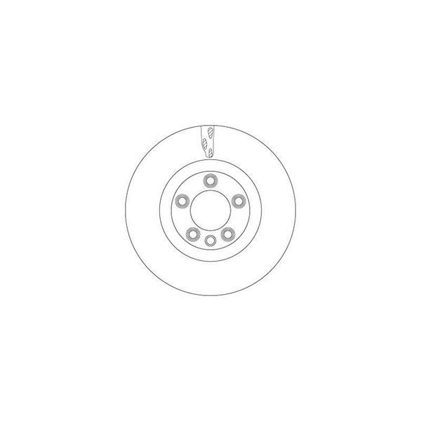 Bromsskiva Ventilerad, Framaxel Trw DF6772S TRW