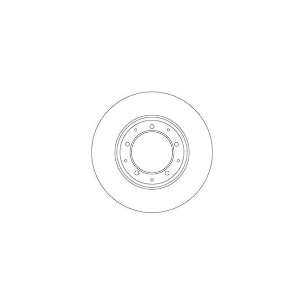 Bromsskiva Ventilerad, Bakaxel Trw DF6905 TRW Bromsskiva Ventilerad, Bakaxel Trw DF6905 TRW