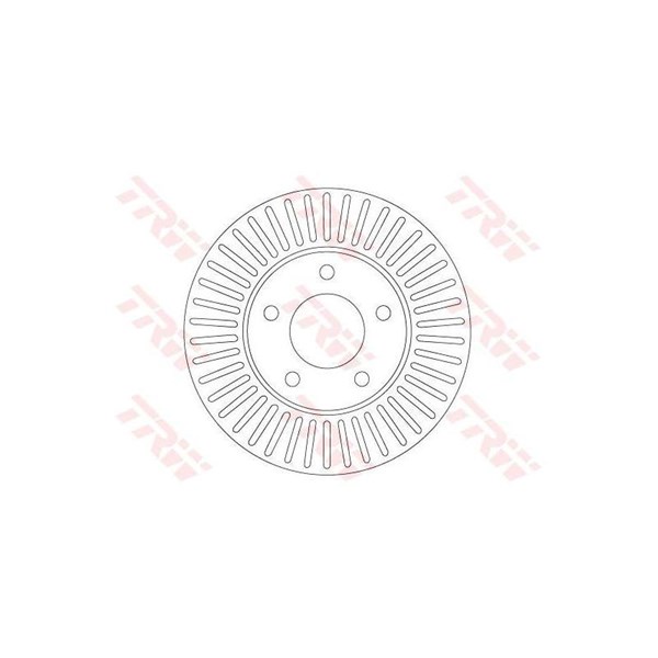 Bromsskiva Ventilerad, Framaxel Trw DF6922 TRW