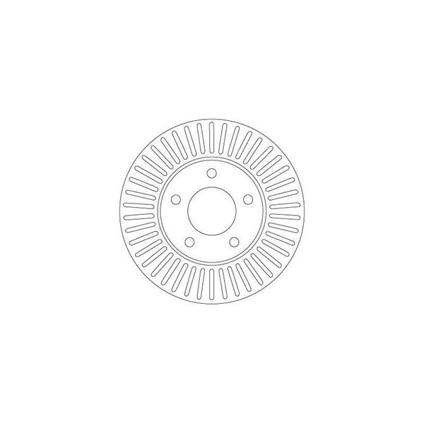Bromsskiva Ventilerad, Framaxel Trw DF6922 TRW