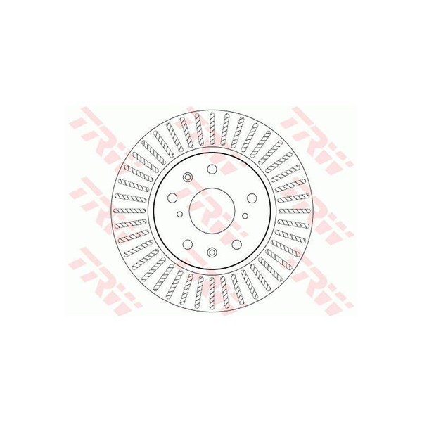 Bromsskiva Ventilerad, Framaxel Trw DF7398 TRW Bromsskiva Ventilerad, Framaxel Trw DF7398 TRW