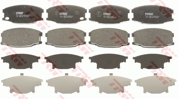 Bromsbeläggsats, Framaxel, Bakaxel Trw GDB3388 TRW