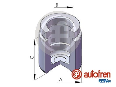 Kolv, bromsok, Bakaxel Autofren seinsa D025125 AUTOFREN SEINSA