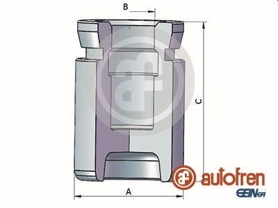 Kolv, bromsok, Bakaxel Autofren seinsa D025333 AUTOFREN SEINSA