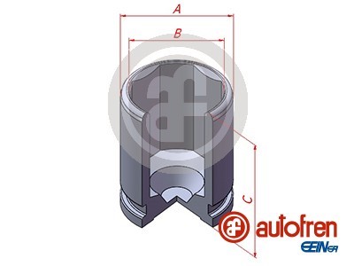 Kolv, bromsok, Bakaxel Autofren seinsa D025543 AUTOFREN SEINSA