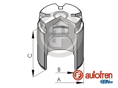 Kolv, bromsok, Bakaxel Autofren seinsa D02578 AUTOFREN SEINSA