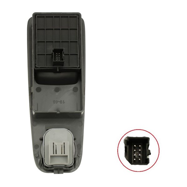 Brytare, fönsterhiss 12V, Vänster fram Fast FT82228 FAST