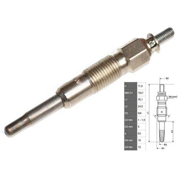 Glödstift 11V Fast FT82705 FAST