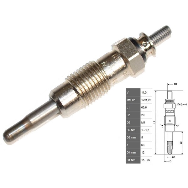 Glödstift 11,5V Fast FT82722 FAST