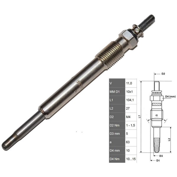 Glödstift 11V Fast FT82732 FAST