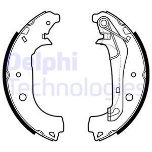 Bromsbackar, sats, Bakaxel Delphi LS2157 DELPHI