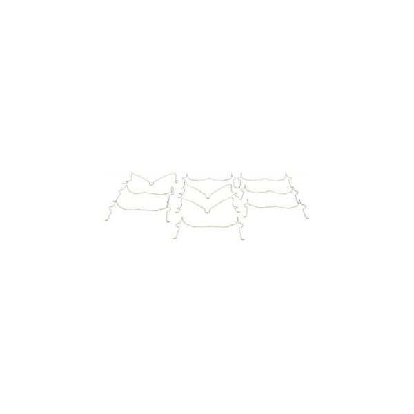 Fjäder, skivbromsbelägg, Fram Febest 0103-004-PCS10 FEBEST