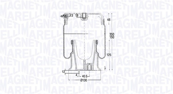 Bälgar, luftfjädring Magneti marelli 030607020185 MAGNETI MARELLI Bälgar, luftfjädring Magneti marelli 030607020185 MAGNETI MARELLI