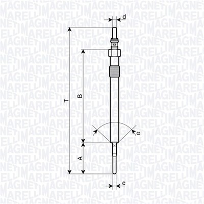 Glödstift MAGNETI MARELLI