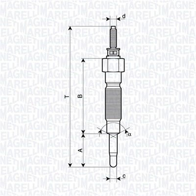 Glödstift MAGNETI MARELLI