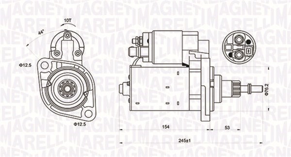 Startmotor Magneti marelli 063720619010 MAGNETI MARELLI
