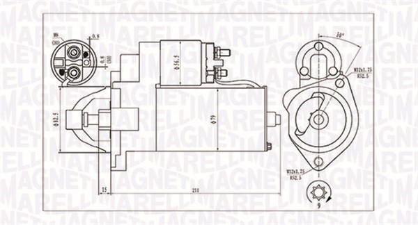 Startmotor Magneti marelli 063720624010 MAGNETI MARELLI