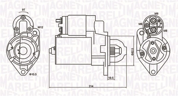 Startmotor Magneti marelli 063720879010 MAGNETI MARELLI