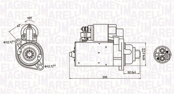 Startmotor Magneti marelli 063720974010 MAGNETI MARELLI