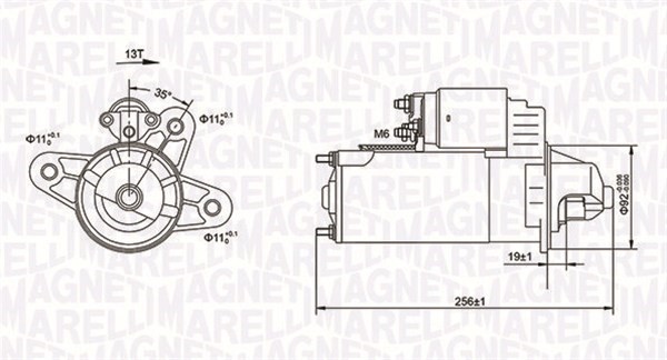 Startmotor Magneti marelli 063720977010 MAGNETI MARELLI