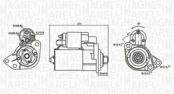 Startmotor Magneti marelli 063721062010 MAGNETI MARELLI Startmotor Magneti marelli 063721062010 MAGNETI MARELLI