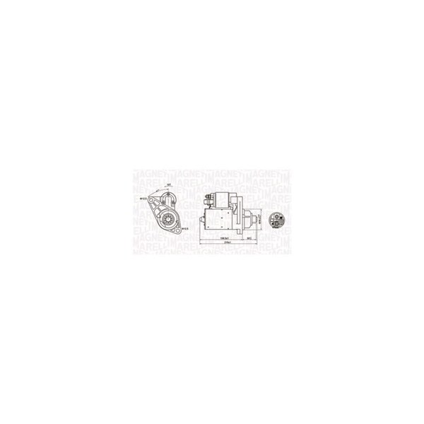 Startmotor Magneti marelli 063721197010 MAGNETI MARELLI